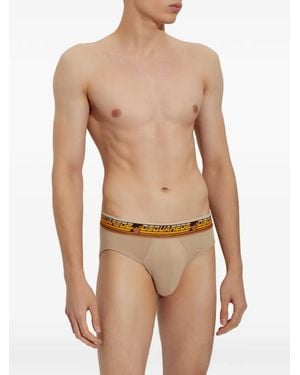 DSquared² Logo-Waistband Briefs - Blue