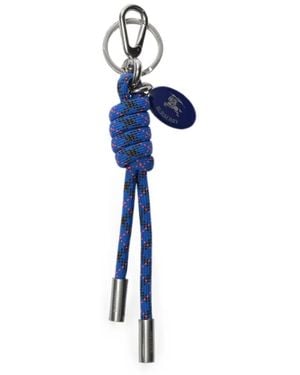 Burberry Check Charm - Blue