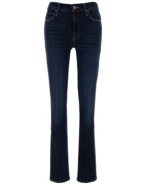 Mother Raschel Skimp Mid-Rise Jeans - Blue