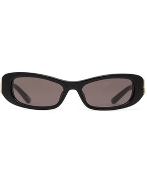 Balenciaga Lunettes De Soleil Cosmo À Monture Rectangulaire - Grey
