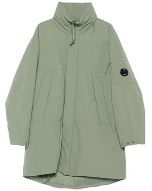 C.P. Company High-Neck Panelled Jacket - Green