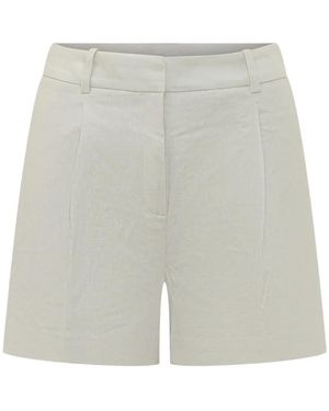 Calvin Klein Pleated Shorts - White