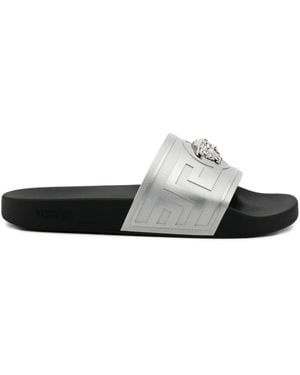 Versace La Medusa Slides - White
