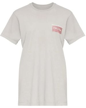 Maison Margiela Slogan-Print T-Shirt - White