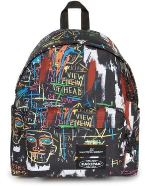Eastpak Medium Graffiti-Print Backpack - Grey