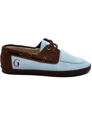 Gondolina Voga Suede Boat Shoes - White