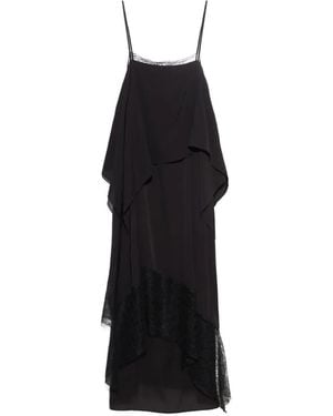 Bimba Y Lola Flowy Layered Dress - Black