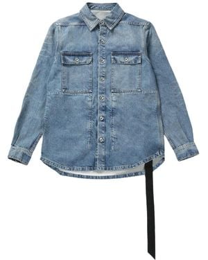 Rick Owens Denim Jacket - Blue