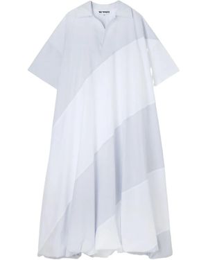 Sunnei Puffy Mini Dress - White