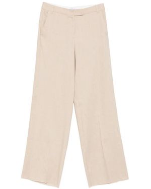 Marella Linen Trousers - White