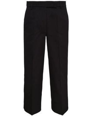 Thom Browne Stripe-Detail Trousers - Black