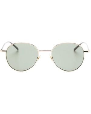 Saint Laurent Gafas De Sol Con Montura Redonda - Blanco