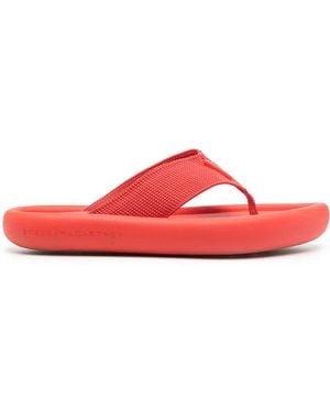 Stella McCartney Tubular-Sole Flip-Flops - Red