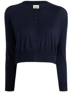 KHAITE Button Cardigan - Blue