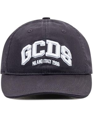 Gcds Logo-Embroidered Baseball Cap - Blue