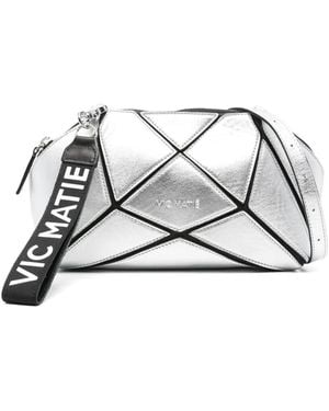 Vic Matié Kosmetiktasche Mit Print - Mettallic