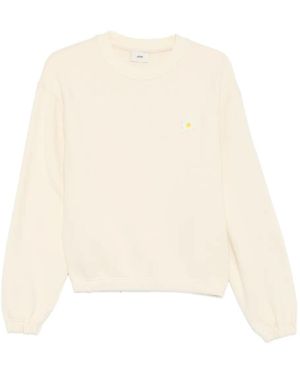 Autry Crew-Neck Sweatshirt - White
