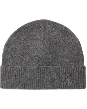 Ba&sh Cobo Beanie Mit Logo-Stickerei - Grau