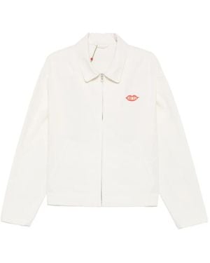 KENZO Loves Graphic-Print Zip-Up Jacket - White