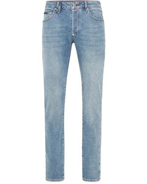 Philipp Plein ロゴパッチ ジーンズ - ブルー