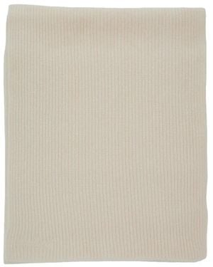 MC2 Saint Barth Ribbed-Knit Scarf - Natural