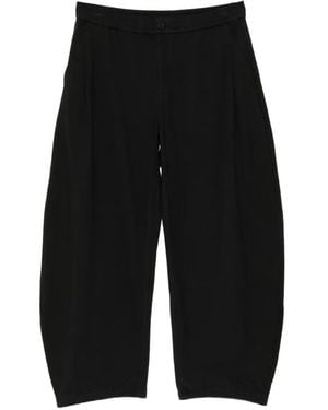 CROQUIS Hose Mit Abgerundetem Bein - Schwarz