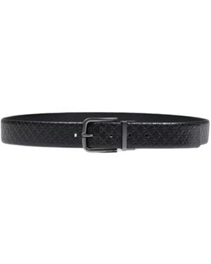 Calvin Klein Logo-Embossed Reversible Belt - White