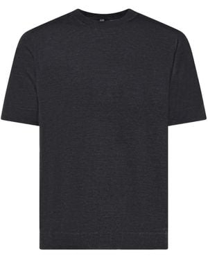 Alpha Studio T-Shirt Fin En Laine - Black