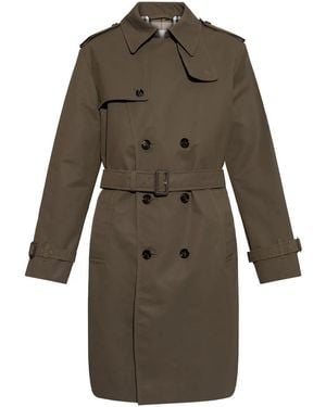 Burberry Trenchcoat Met Verborgen Sluiting - Groen