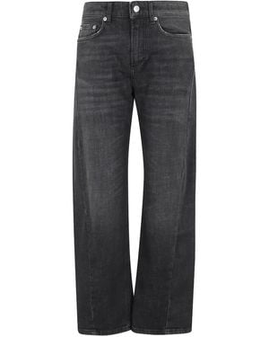 Department 5 Faded Patchwork Jeans - Grey