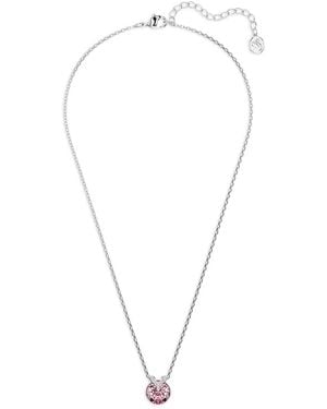 Swarovski Bella V Crystal-Embellished Pendant Necklace - Metallic