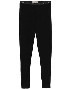 Yohji Yamamoto Cotton Leggings - Black