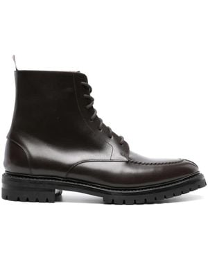 Thom Browne Wingtip Boots - Black