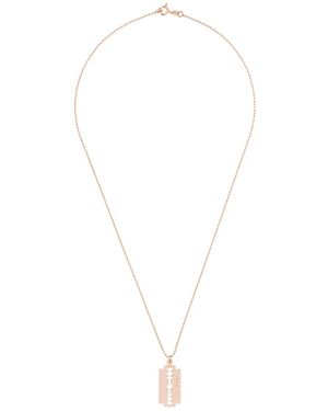 True Rocks Collar Con Colgante De Cuchilla - Blanco