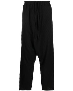Tessitura Drawstring Trousers - Black