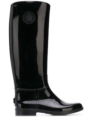 Emporio Armani Knee Length Wellies - Black