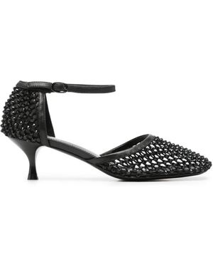 strategia shoes Strass-Embellished Court Shoes - White