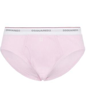 DSquared² Slip Con Stampa - Rosa
