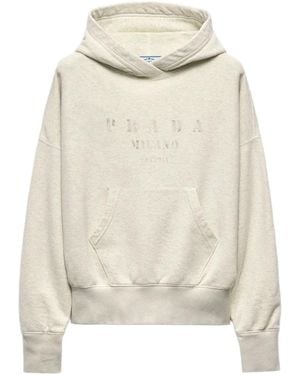 Prada ジャージーパーカー - ナチュラル