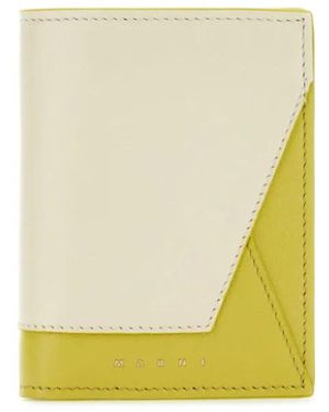 Marni Colour-Block Wallet - Yellow