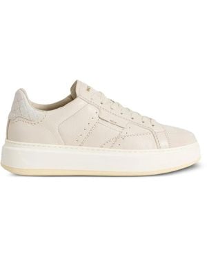 Woolrich W's Arrow Lace-Up Sneakers - White