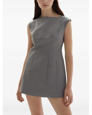 JOAEN Kelli Sleeveless Pleated Mini Dress - Grey