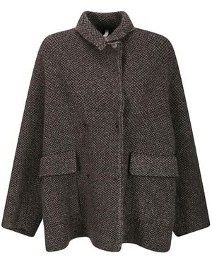 Boboutic ショート ダブルコート - グレー
