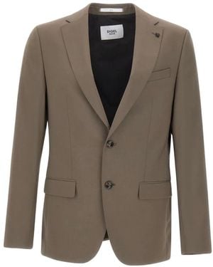 DIGEL Notch-Lapels Suit - Brown