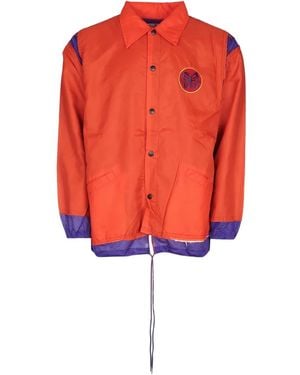 Needles Veste À Patch Logo - Orange