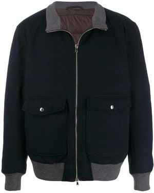 Barba Napoli パデッドジャケット - ブラック