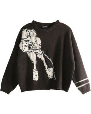 Enfants Riches Deprimes Jean D. Sweater - Black