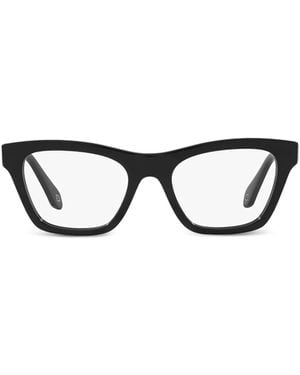 Giorgio Armani Cat-Eye Frame Glasses - Brown