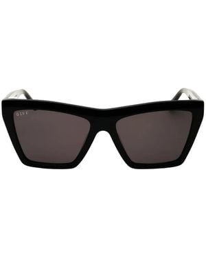 DIFF Vivi Cat-Eye Sunglasses - Black