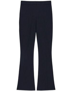 Theory Seamed Kick Trousers - Blue